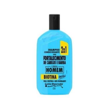 Imagem de Gota Dourada Homem 2x1 Fortalecimento Shampoo Condicionante 430ml