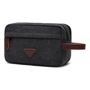 Imagem de Necessaire Viagem Canvas Alça Na Lateral 32-5