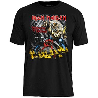 Imagem de Stamp Rockwear, Camiseta Iron Maiden The Number Of The Beast Cor:Preto;Tamanho:XGG