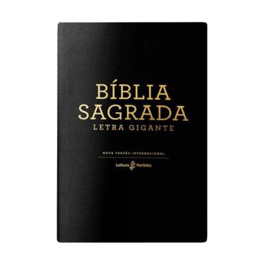 Imagem de Bíblia Nvi, Couro Soft, Preto, Letra Gigante, Leitura Perfeita