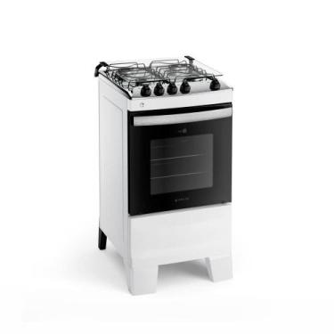 Imagem de Fogão 4 Bocas Branco Com Mesa Inox Atlas Agile Up Bivolt - Atlas Eletr