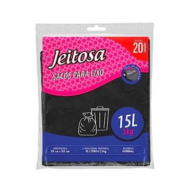 Imagem de Jeitosa - Saco para Lixo Almofada de 15 Litros, com 20 unidades, Bettanin