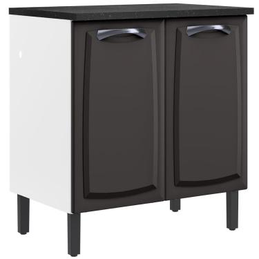 Imagem de Balcão Duplo Itatiaia New Premium com 2 Portas e 2 Prateleiras - 80cm de largura