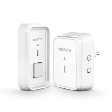 Imagem de Campainha Eletronica CIB101, sem Fio, com Bateria, Branca, 4522001, INTELBRAS