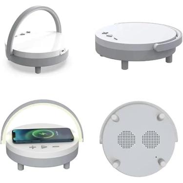 Imagem de Caixa De Som Carregamento Luminaria RGB Premium Por Indução Kaidi Knc-8860