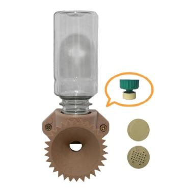 Imagem de Alimentador Roso com Serrilhado, Jogo tampinhas e Garrafinha com Bebedor (Bege)