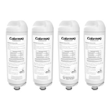 Imagem de Kit 4 Refil Filtro Purificador Colormaq Acqua Eletronico Original, Bra
