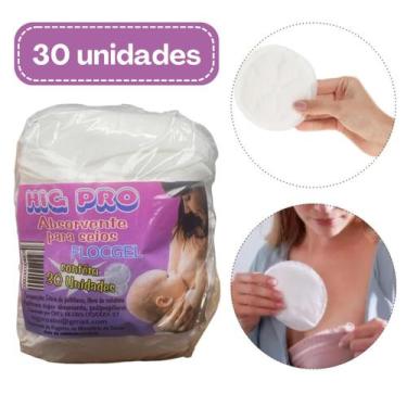 Imagem de Absorvente De Seios Hig pro 30 Unidades  DIA E NOITE