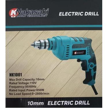 Imagem de Furadeira De Impacto 110v 13mm Com Kit Acessórios 28pcs + Maleta Hongd