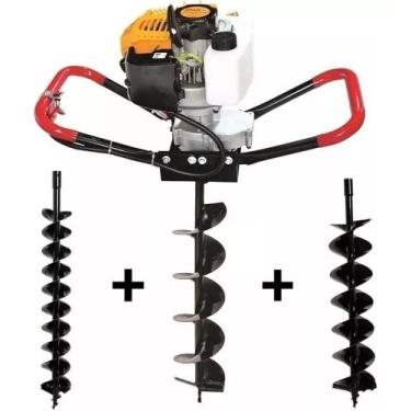 Imagem de Perfurador De Solo Gasolina 52cc C/ 4x1 Brocas Profissional - Sa, Song