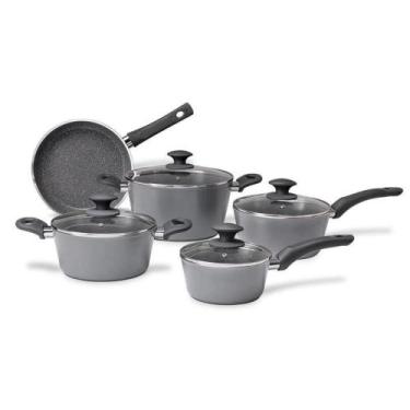 Imagem de Jogo de panelas 5pcs c.l optima c/ind-stone - 4799/102 - BRINOX