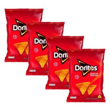 Imagem de Kit 4 Doritos Elma Chips Sabor Queijo Nacho 210g