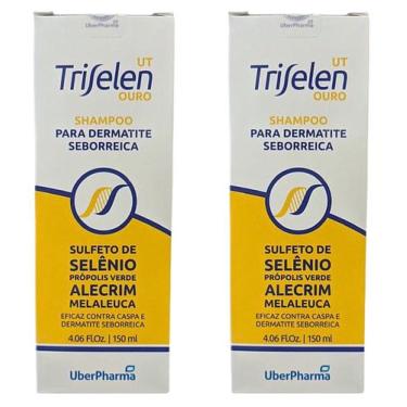 Imagem de Kit 2 Triselen Ouro Anticaspa Selênio Alecrim Melaleuca - Uberpharma