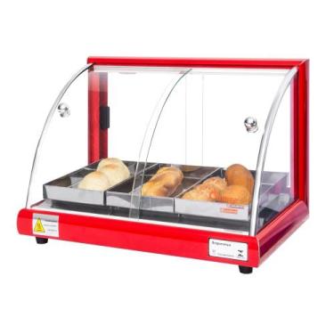 Imagem de A3SS - Estufa Alfa para salgados 3 bandejas Self Service Vermelho - 12
