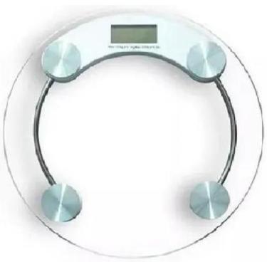 Imagem de Balança De Piso Digital De Vidro Redonda 180Kg - Bons Cheff - Wellmix