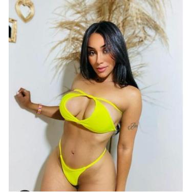 Imagem de Biquíni modelo Asa Delta fio dental - Free Star, Verde neon