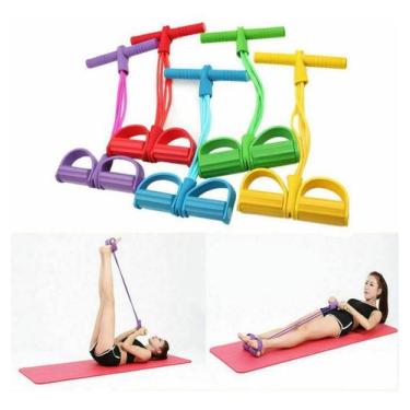 Imagem de Corda elastica exercicios Extensor Fitness Resistencia - zem