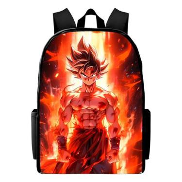 Imagem de Mochila Infantil Escolar Goku Dragão Ball Bolsa Masculina Casual - Now