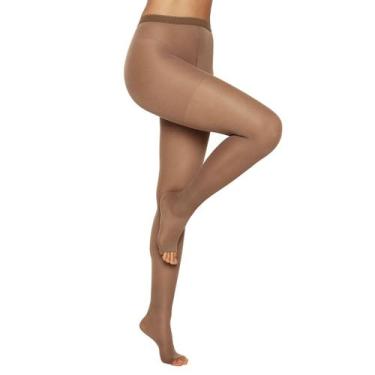 Imagem de Meia Calça Kendall Média Compressão s/Ponteira Mel - P, P, Bege