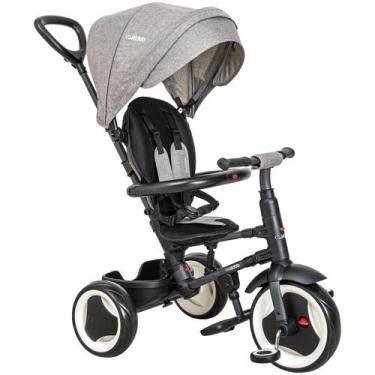 Imagem de Carrinho de Passeio e Pedal Kiddo Triciclo Evolution Grafite