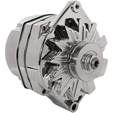 Imagem de DB Electrical Alternador 400-12484 compatível com/substituição para Marine Mercruiser 105 Amp Chrome Delco/ 10SI/1 fio/V-Belt