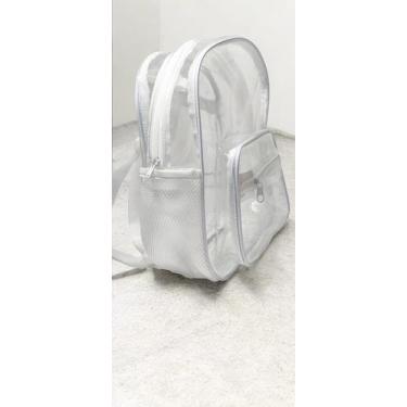 Imagem de Mochila Transparente De Costas P Enfermagem Curso Natação Passeio Adul