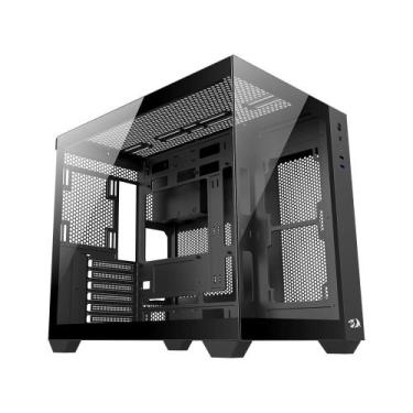 Imagem de Gabinete Gamer Redragon Wideload Lite, Mid Tower, ATX, Lateral em Vidr