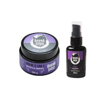 Imagem de Kit Balm 2 em 1 e Óleo de Sândalo Barba de Urso