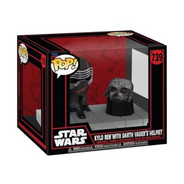 Imagem de Funko Pop Deluxe: Star Wars: Star Wars Darkside - Kylo Ren with Darth Vader's Helmet - Collectable Vinyl Figure - Gift Idea - Official Merchandise - Toys for Kids & Adults - Sci-Fi Fans