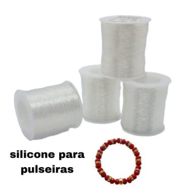Imagem de Silicone Fio Elástico Para Pulseiras - Comercial Apetrechos, 8mm