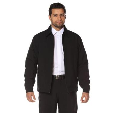 Imagem de Jaqueta masculina esporte fino - Demorgan Uniformes, Preto, G