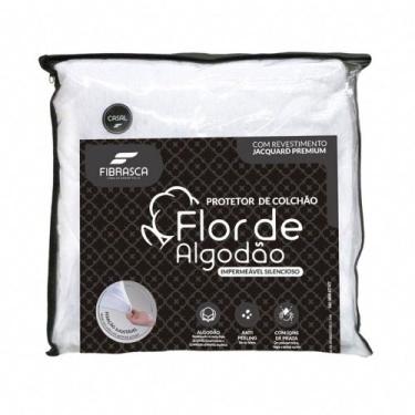 Imagem de Protetor De Colchão Impermeável Flor de Algodão Queen 160x200 Fibrasca