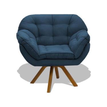 Imagem de Poltrona Miami Cadeira Robusta Base Giratória Fibra Silicone Sala De E