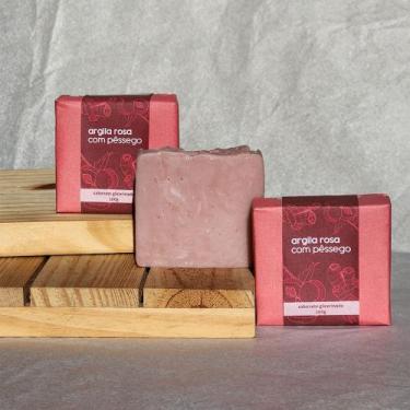 Imagem de Sabonete Argila Rosa com Pêssego  Peles Sensíveis - Maria Lua