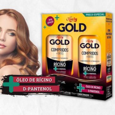 Imagem de Kit Niely Gold Shampoo e Condicionador Diversos, Compridos, Fortes