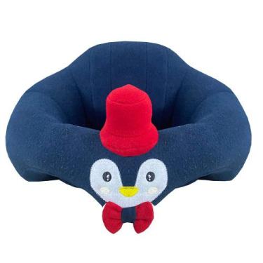 Imagem de Assento e Almofada de Apoio para Bebê Puff Menino Confort  - Amora Bab