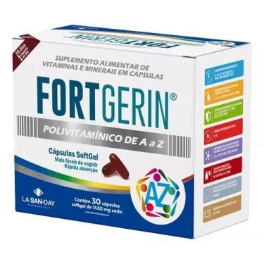 Imagem de Fortgerin  A a Z  30 Capsulas SoftGel La San Day - La San Day do Brasi
