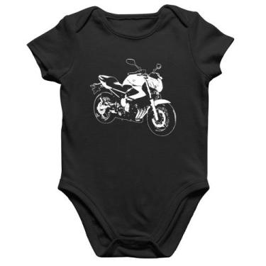 Imagem de Body Bebê Algodão Moto XJ6 N Art - Foca na Moda, Preto, GG