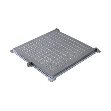 Imagem de Tampa Tampão de Chão Articulado Com Porta Cadeado 80x80cm - G.D.A. IND