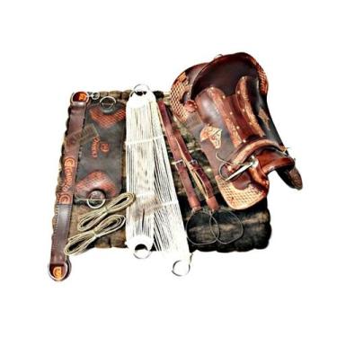 Imagem de SELA Marreca Arreio KIT 10x peças CAVALO Laço Comprido - SELARIA SERRA