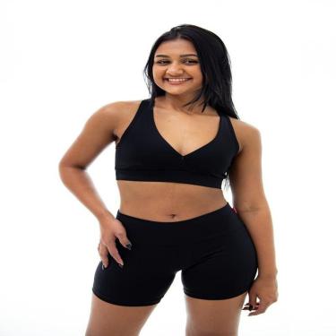 Imagem de Conjunto Legging Feminino Ginástica Academia Fitness Top + Short-Feminino