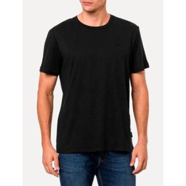 Imagem de Camiseta Calvin Klein Masculina Solid Liquid Touch Preta-Masculino