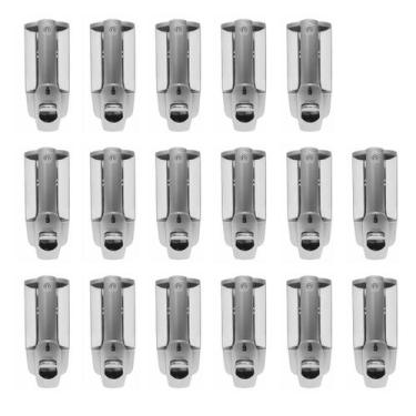 Imagem de Dispenser Shampoo Sabonete Liquido Alcool Gel Restaurante Kit 15 Unida