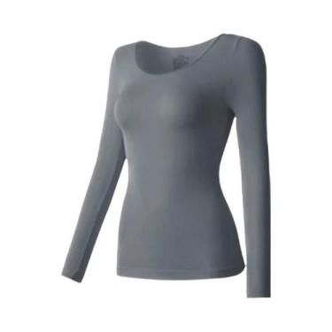 Imagem de Roupa Íntima Térmica Feminina de Manga Longa - Ajuste Fino (L-XL) - Id