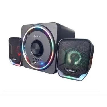 Imagem de Som Bluetooth Home Theater Rgb Celular Pc Tv Forte E Anima Sua Festa -