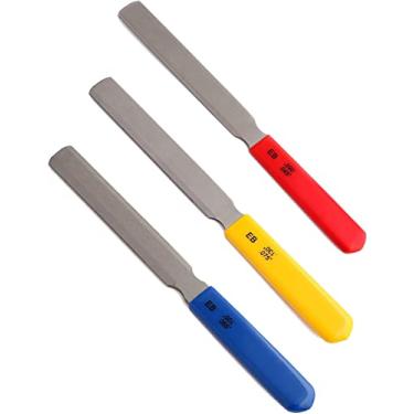 Imagem de Lixas de guitarra elétrica BAIYUXING 3 peças, lima de guitarra acústica, 3 peças, 3 peças, arquivos de porca cônica, arquivos de ranhura de porca de borda dupla, arquivos de coroação de traste,