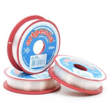 Imagem de Linha de Nylon para Pesca 0,35mm - 100 metros - Artpesca
