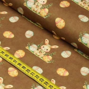 Imagem de Tecido Estampado Para Patchwork - Páscoa DP047 (0,50x1,50) - Fabricart