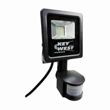 Imagem de Refletor Holofote com Sensor de Presença 10W - DNI 6038 - Key west