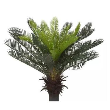 Imagem de Planta Árvore Artificial Palmeira Cycas Verde 60cm - FLORESCER DECOR